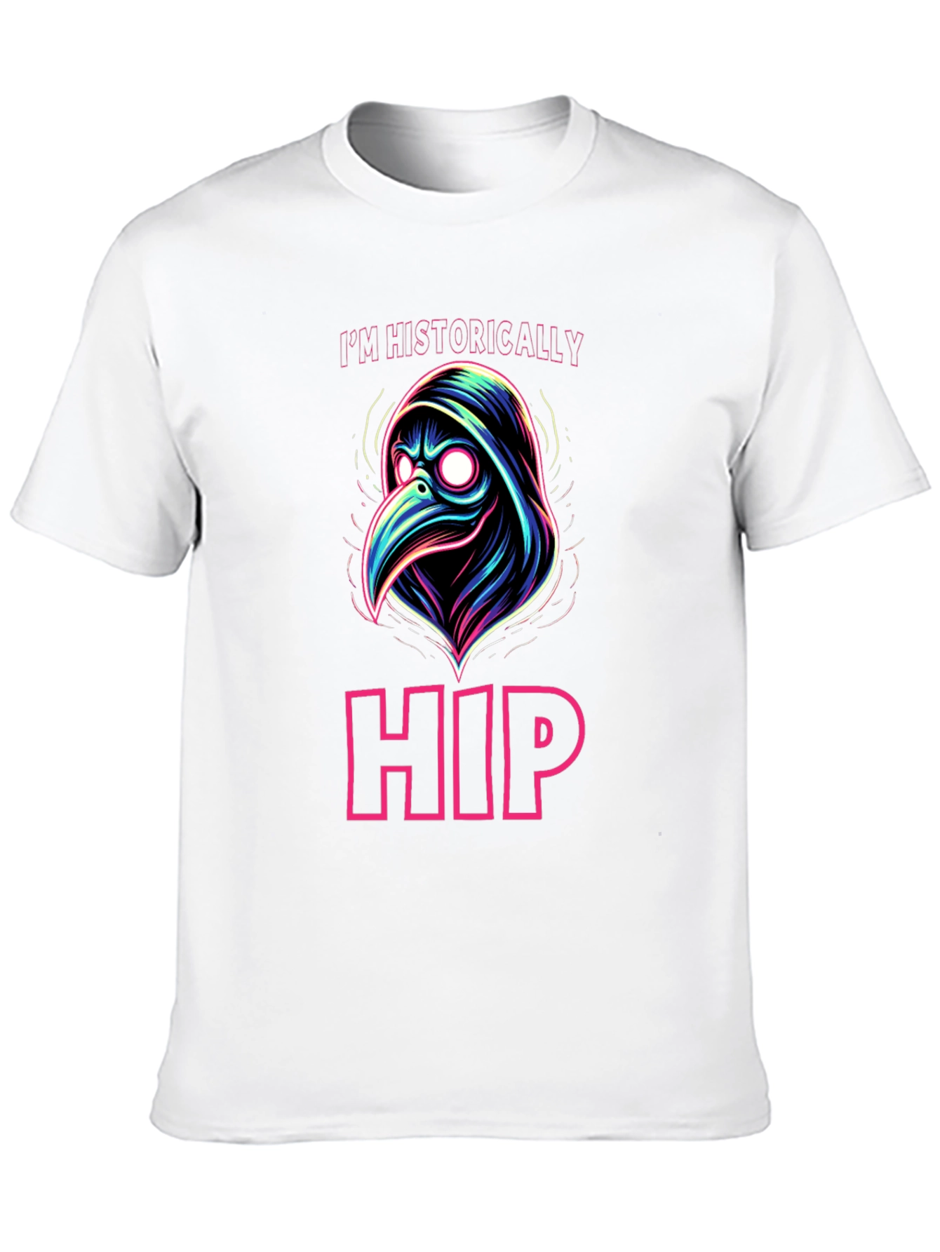 Historically Hip Plague Doctor Graphic Tee