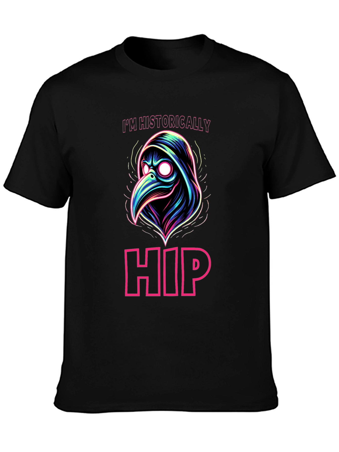 Historically Hip Plague Doctor Graphic Tee