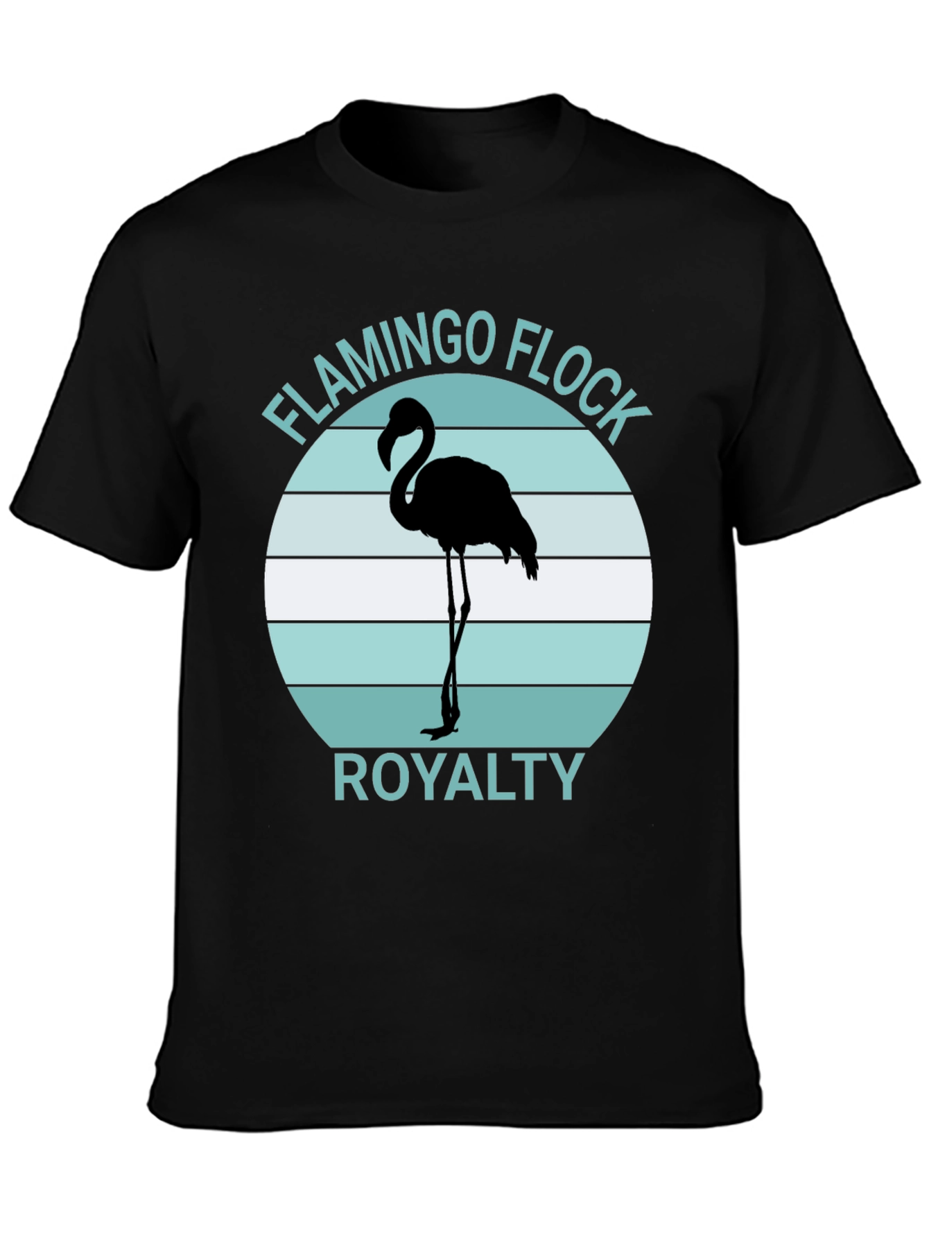 Flamingo Flock Royalty Graphic Tee