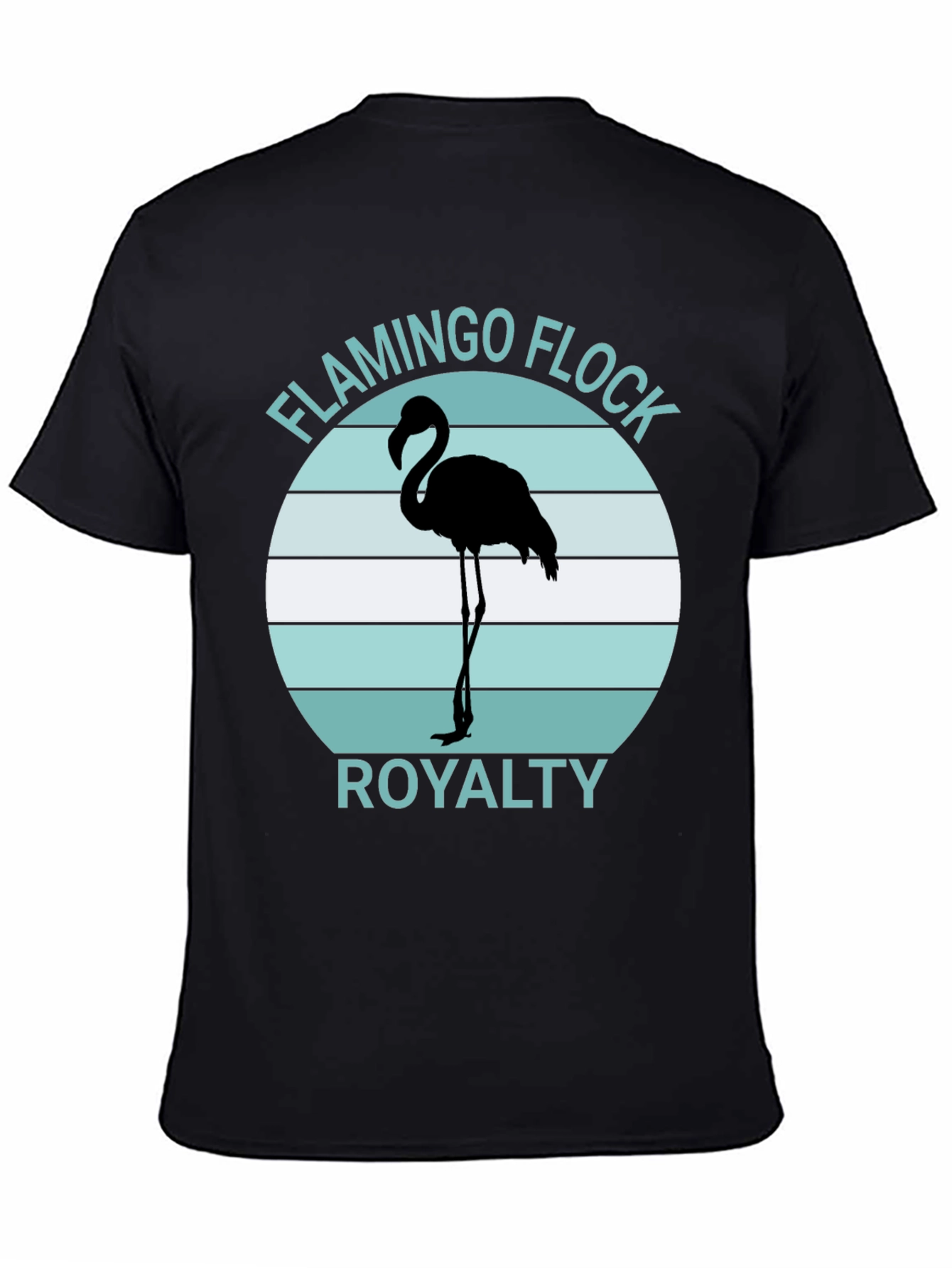 Flamingo Flock Royalty Graphic Tee