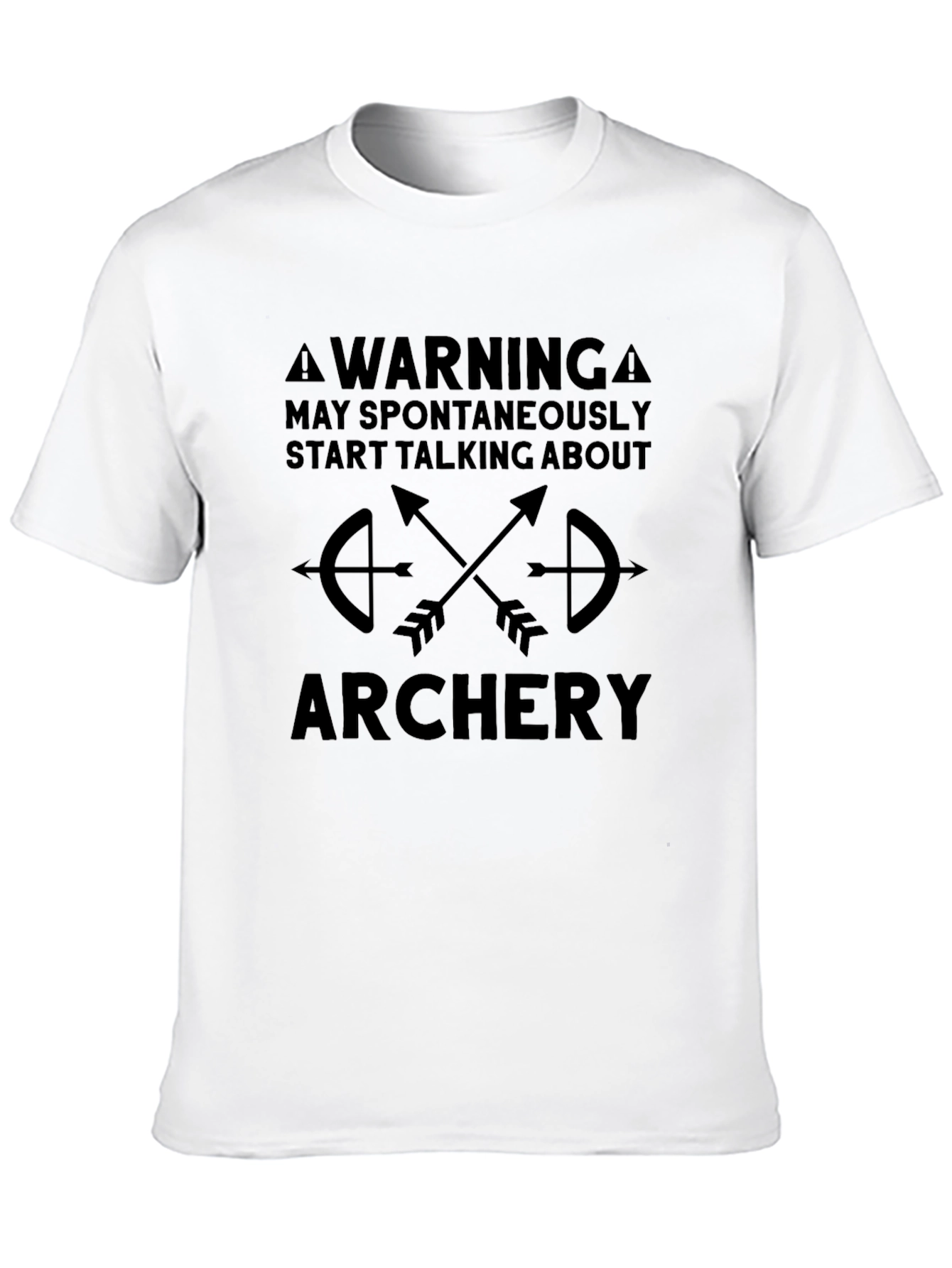 Warning Archery T-Shirt - Spontaneous Archery Talk
