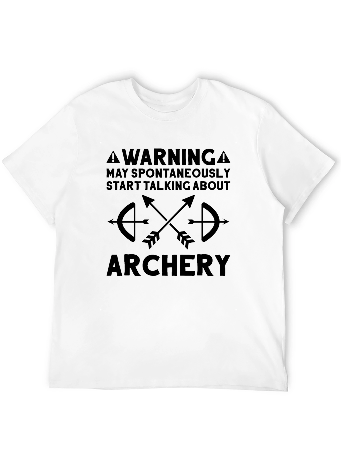 Warning Archery T-Shirt - Spontaneous Archery Talk