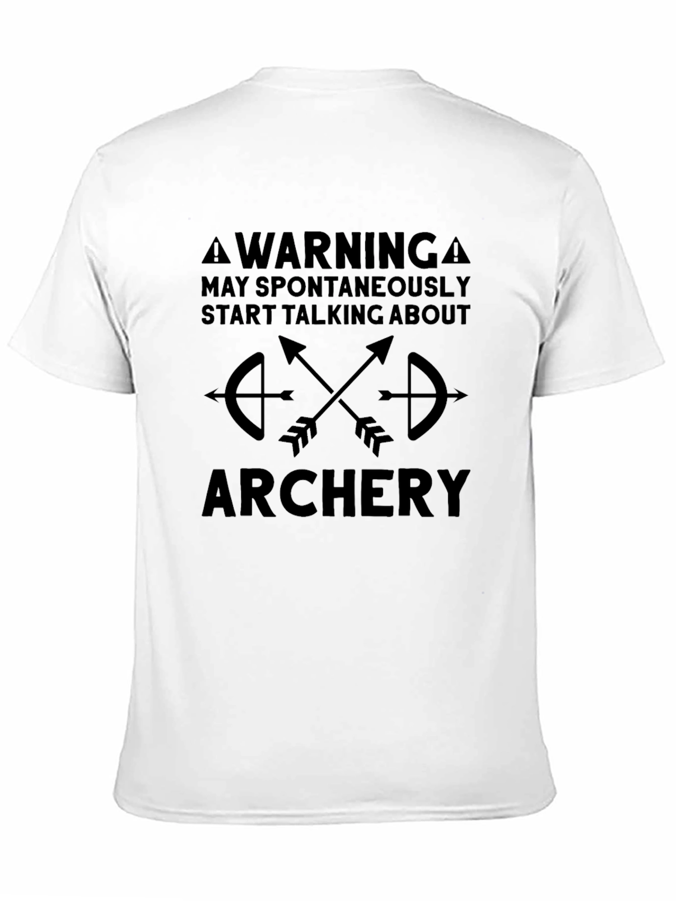 Warning Archery T-Shirt - Spontaneous Archery Talk