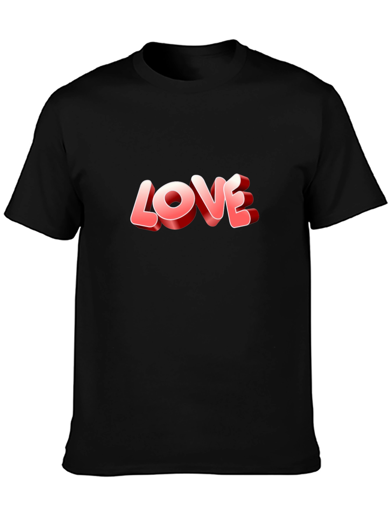 Love Graphic Black T-Shirt