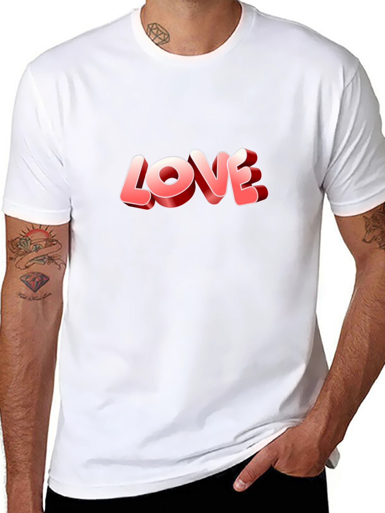Love Graphic Black T-Shirt