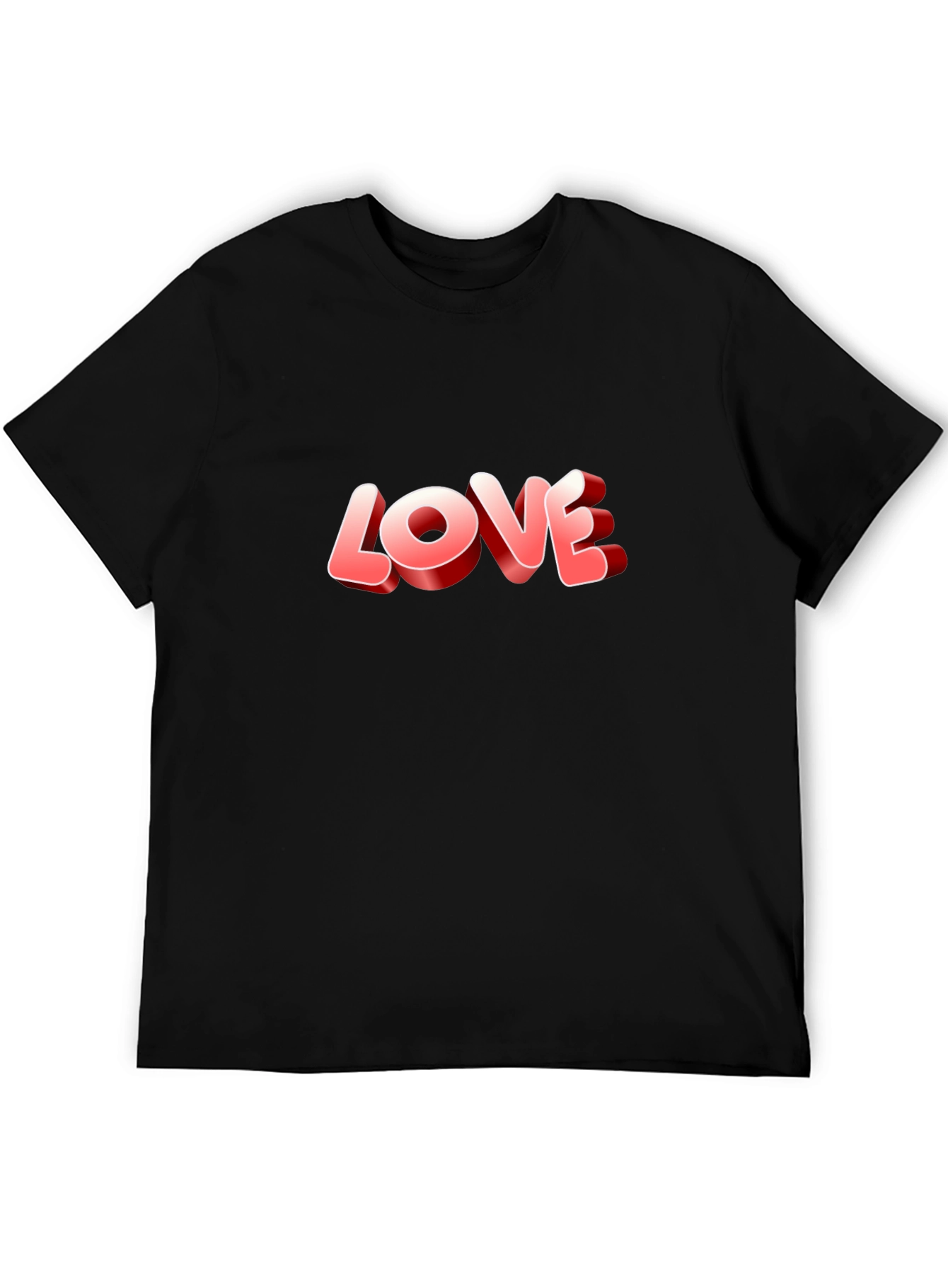 Love Graphic Black T-Shirt