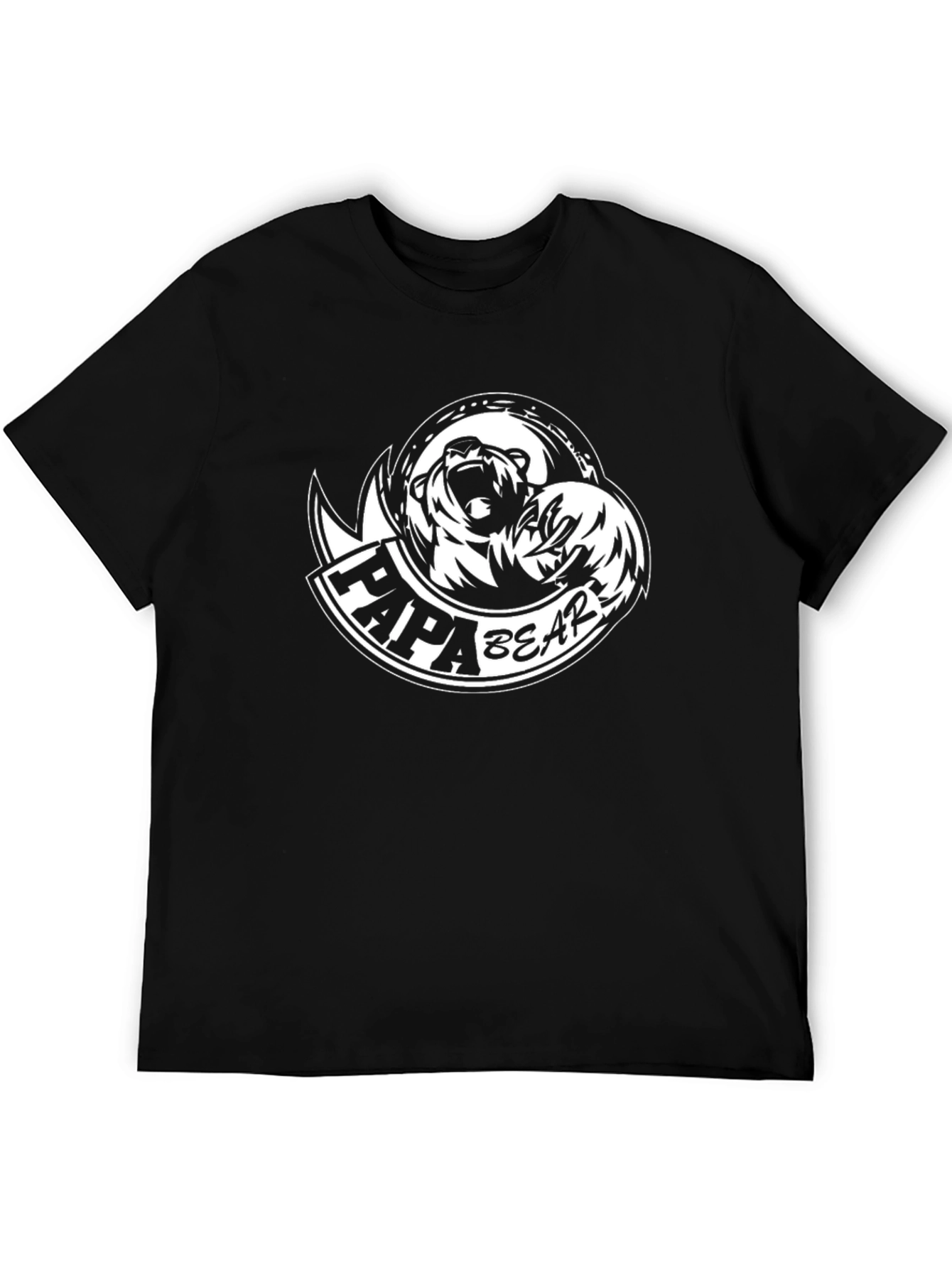 Papa Bear Graphic T-Shirt - Cool Dad Tee