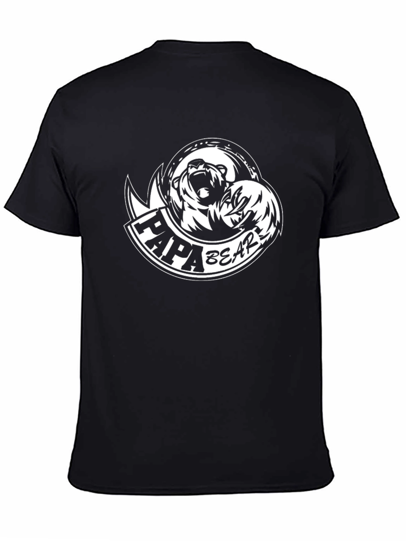 Papa Bear Graphic T-Shirt - Cool Dad Tee