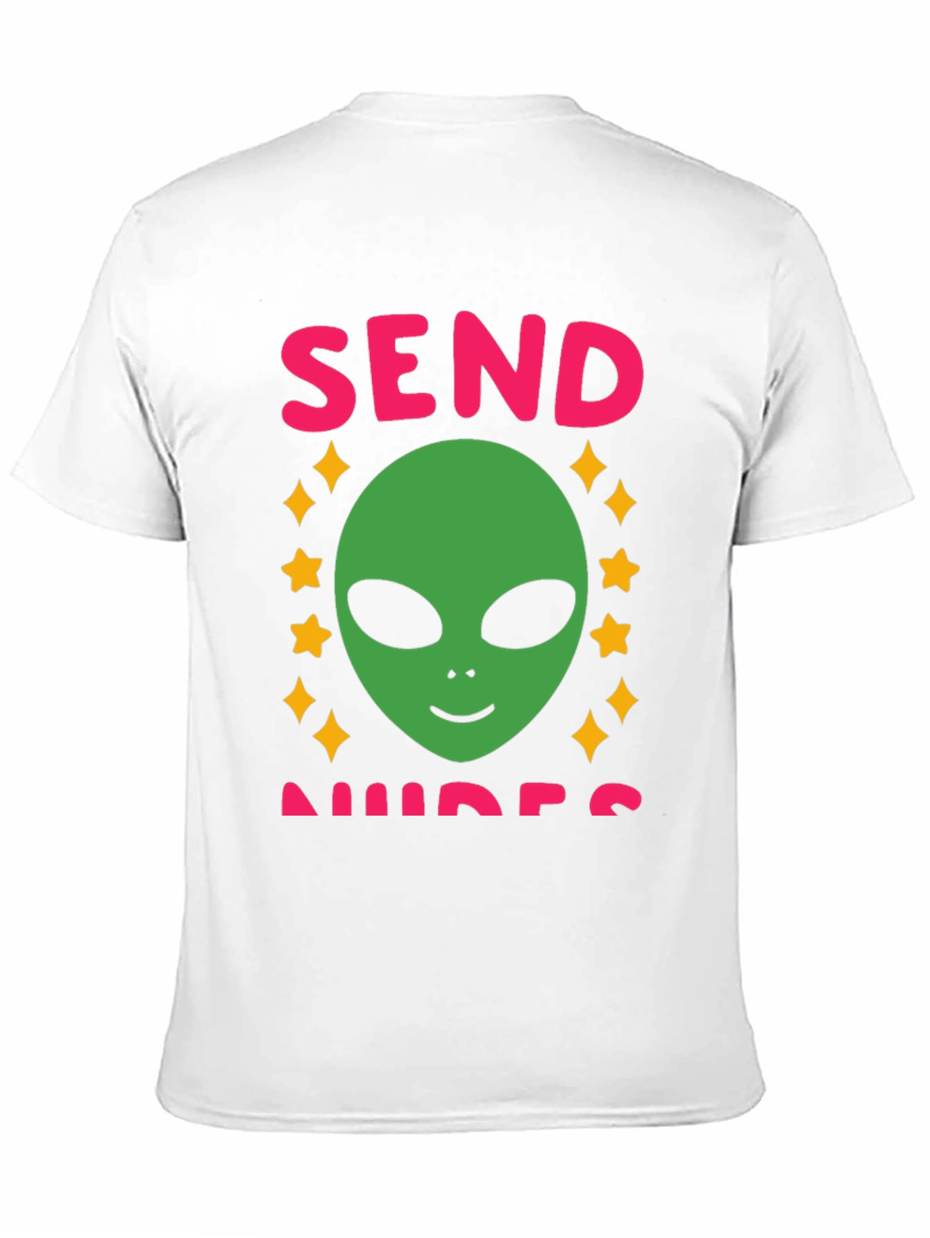 Send Nudes Alien Graphic T-Shirt