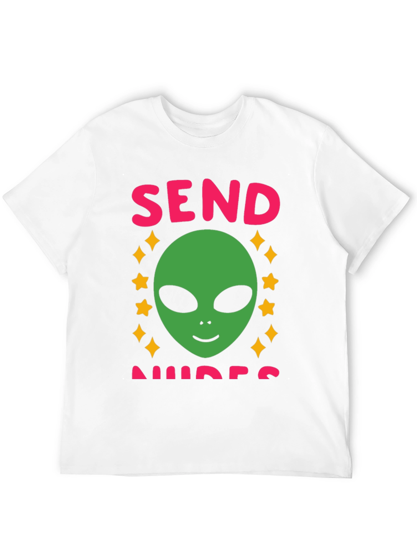 Send Nudes Alien Graphic T-Shirt