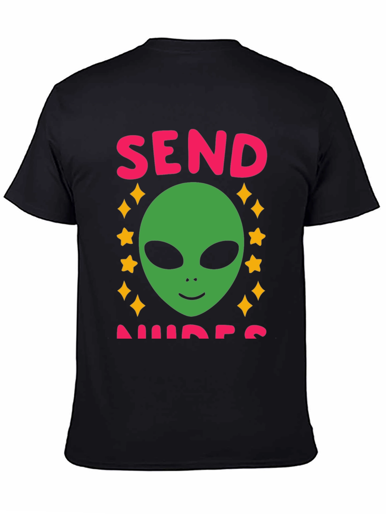 Send Nudes Alien Graphic T-Shirt