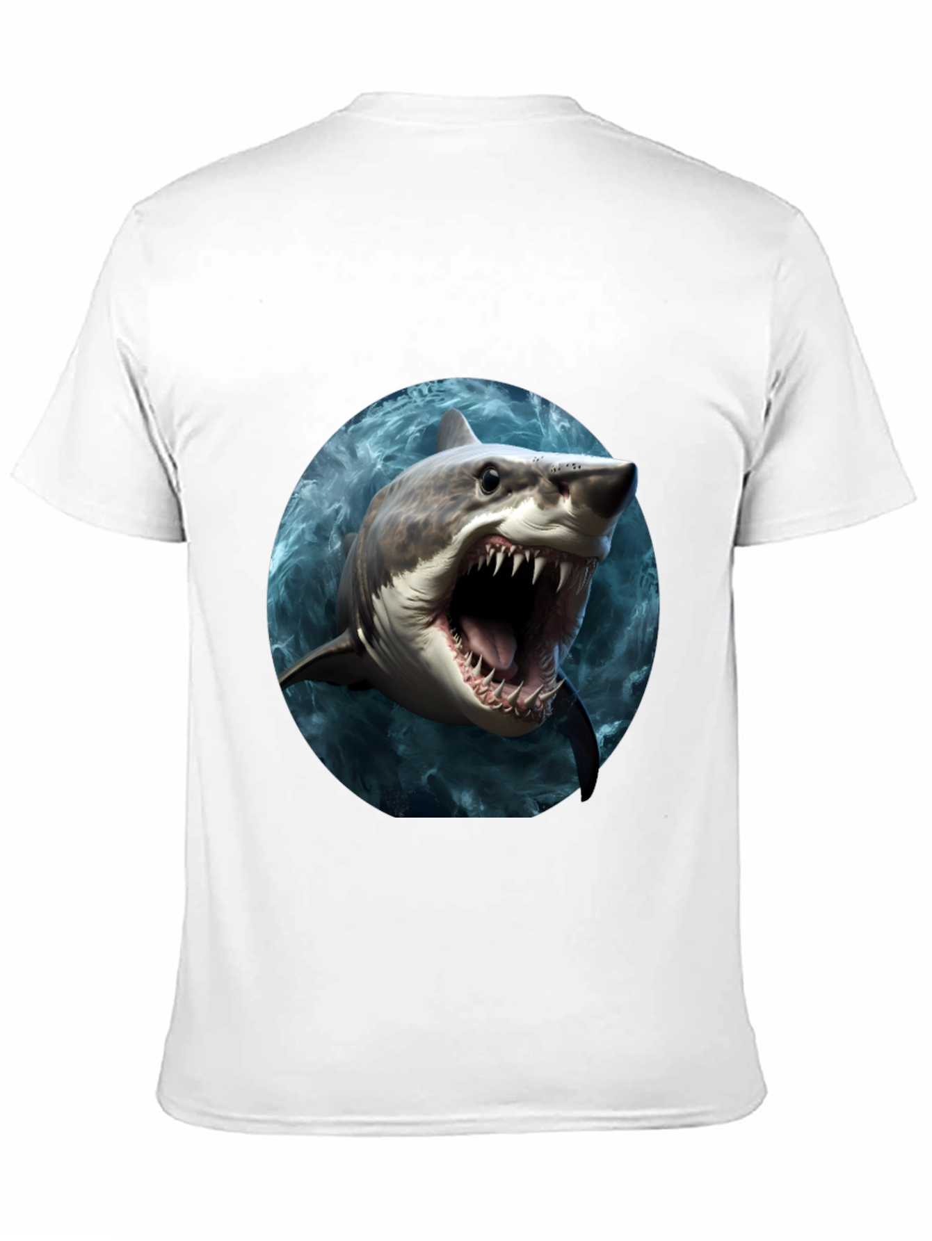 Shark Graphic Print T-Shirt
