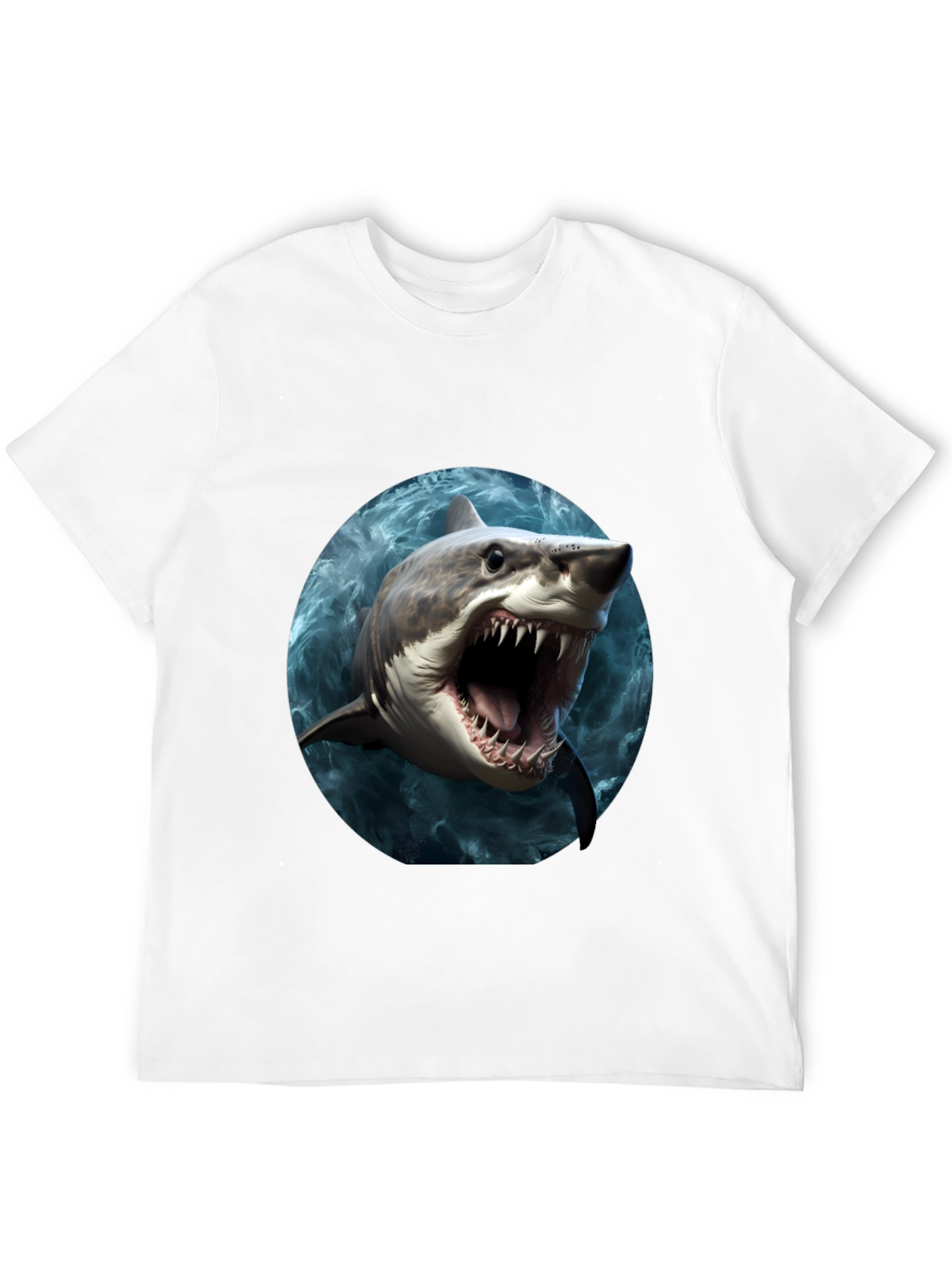 Shark Graphic Print T-Shirt
