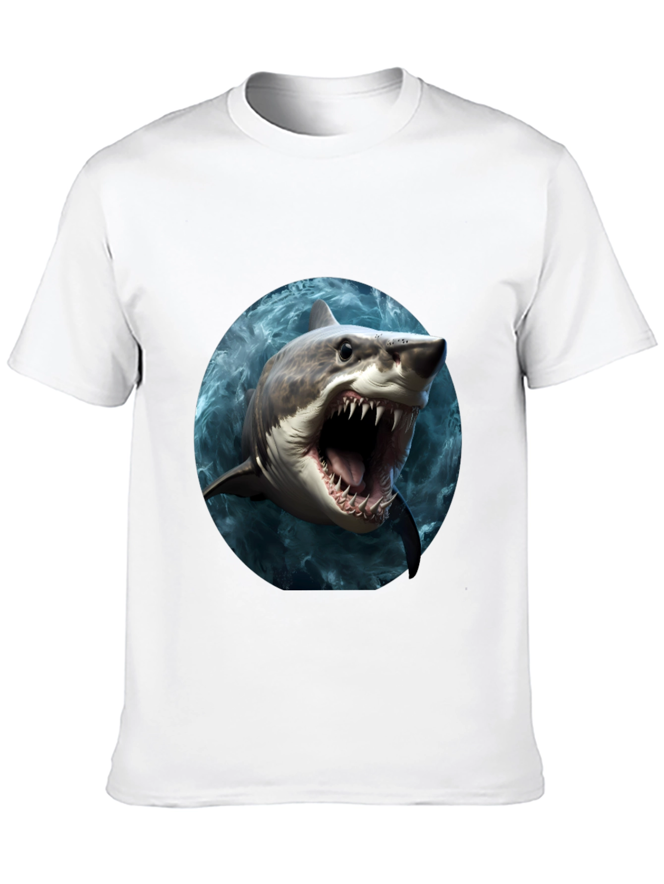 Shark Graphic Print T-Shirt