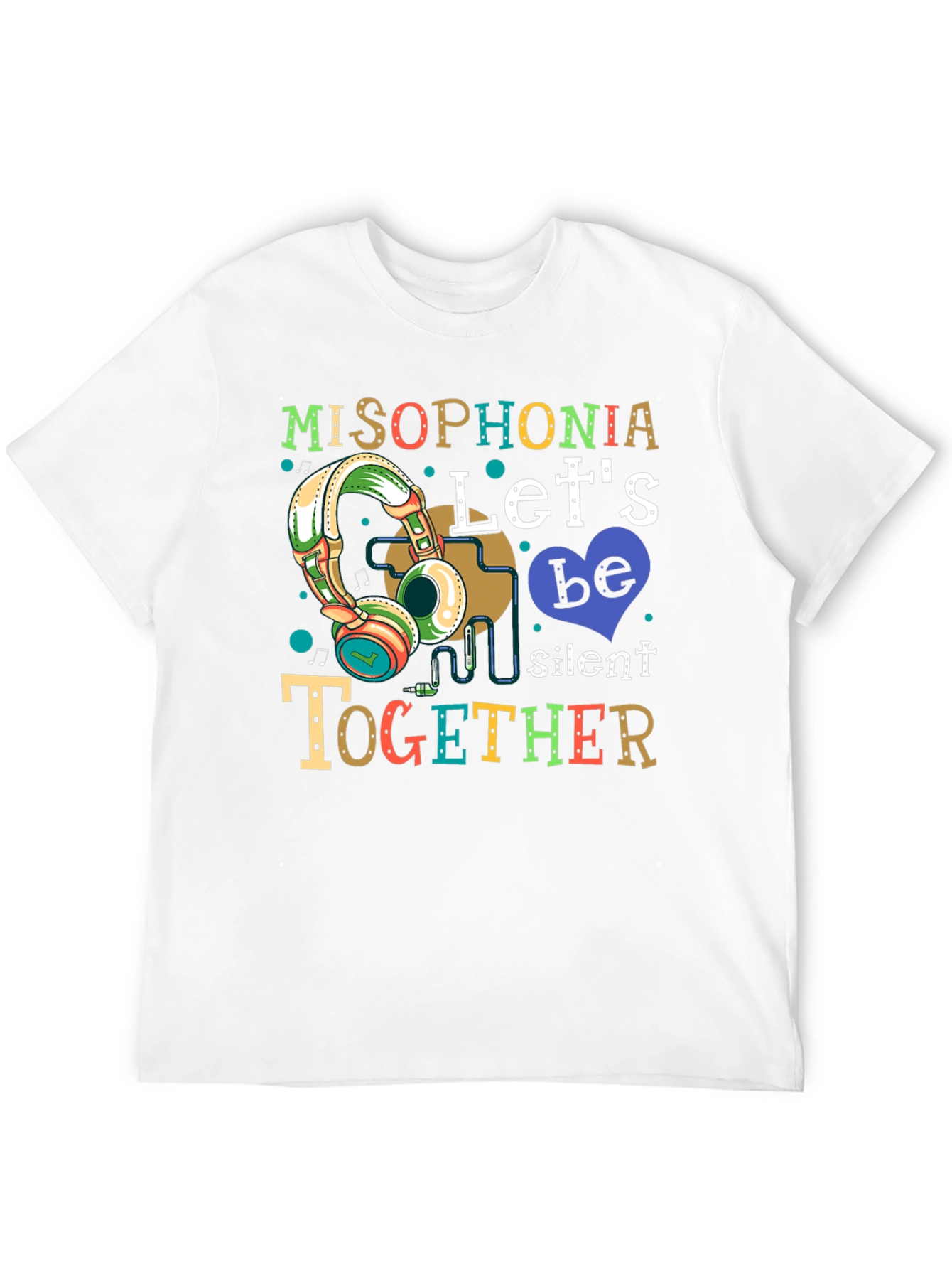 Misophonia Lets Be Silent Together Graphic T-Shirt