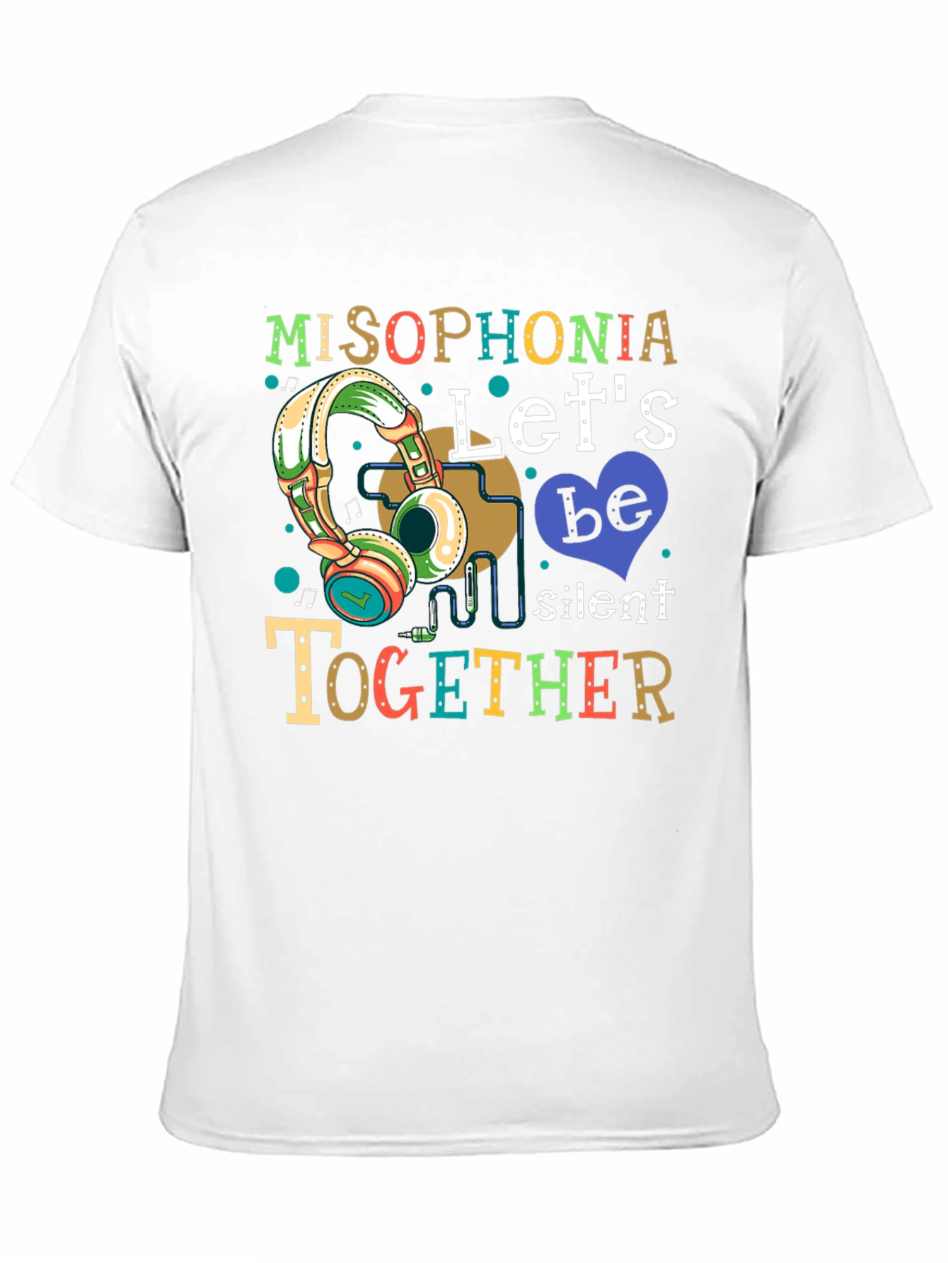 Misophonia Lets Be Silent Together Graphic T-Shirt