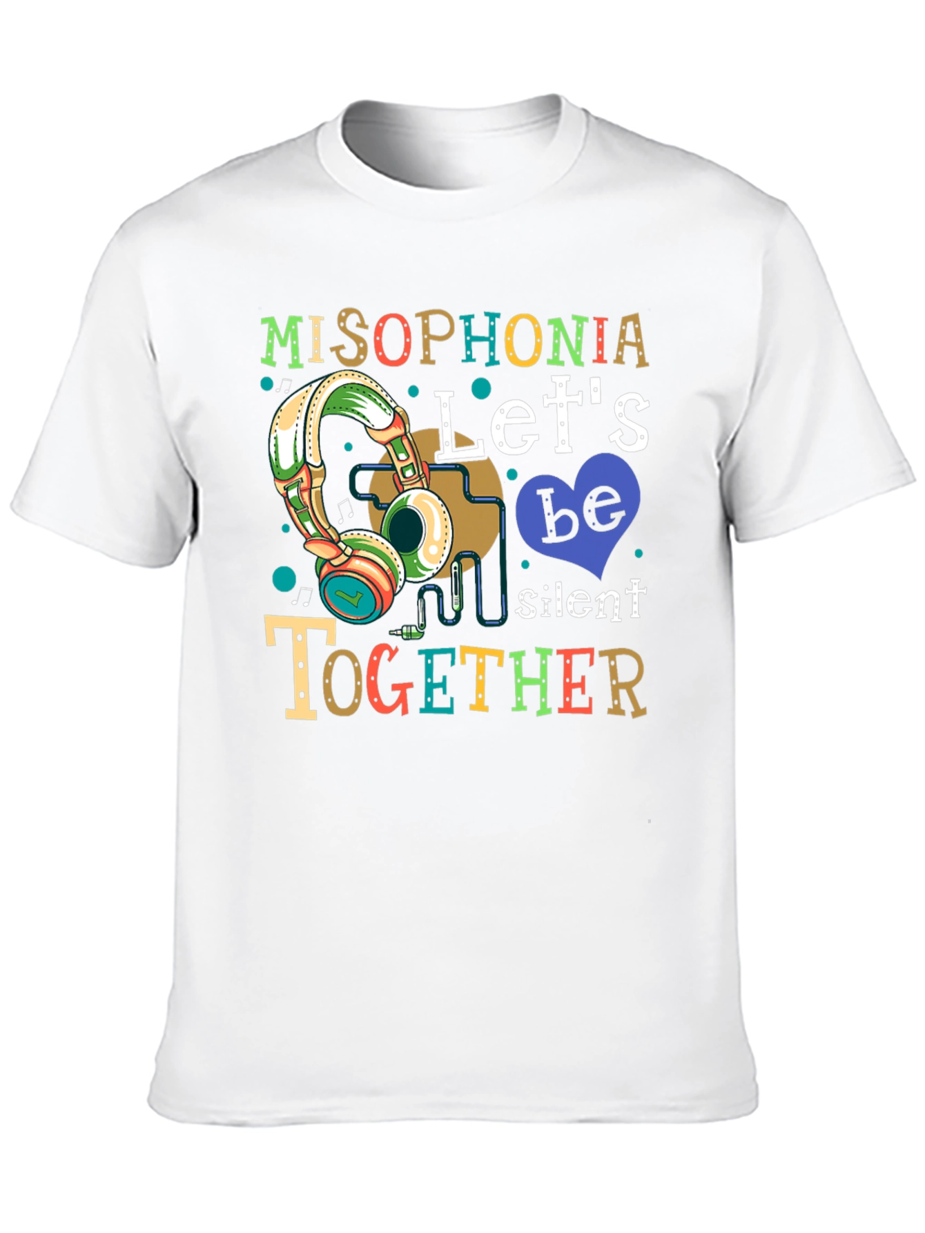 Misophonia Lets Be Silent Together Graphic T-Shirt