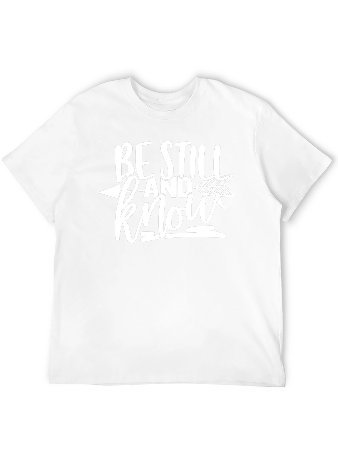 Be Still And Know Graphic T-Shirt - Black