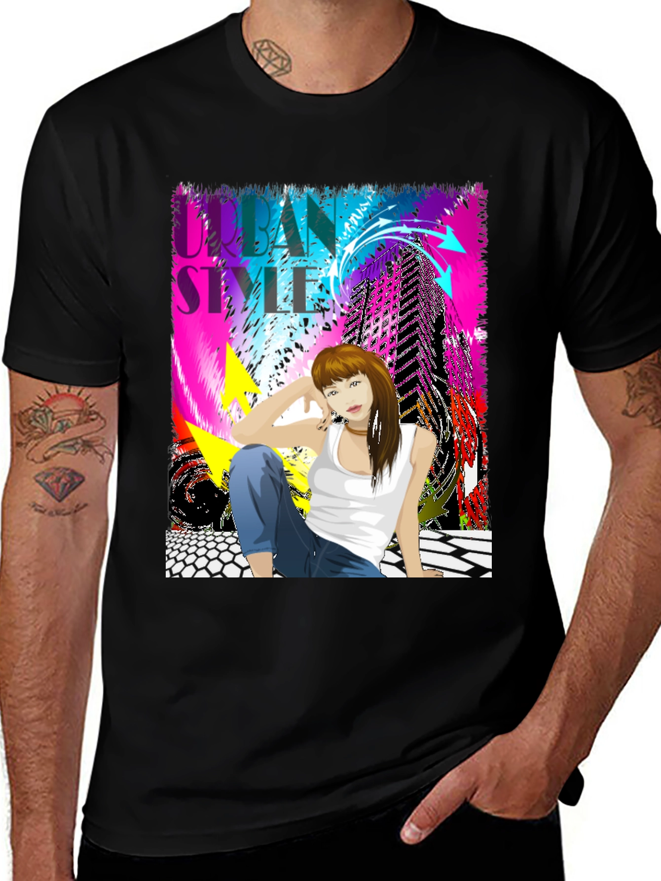 Urban Style Graphic Tee - Modern Streetwear Design