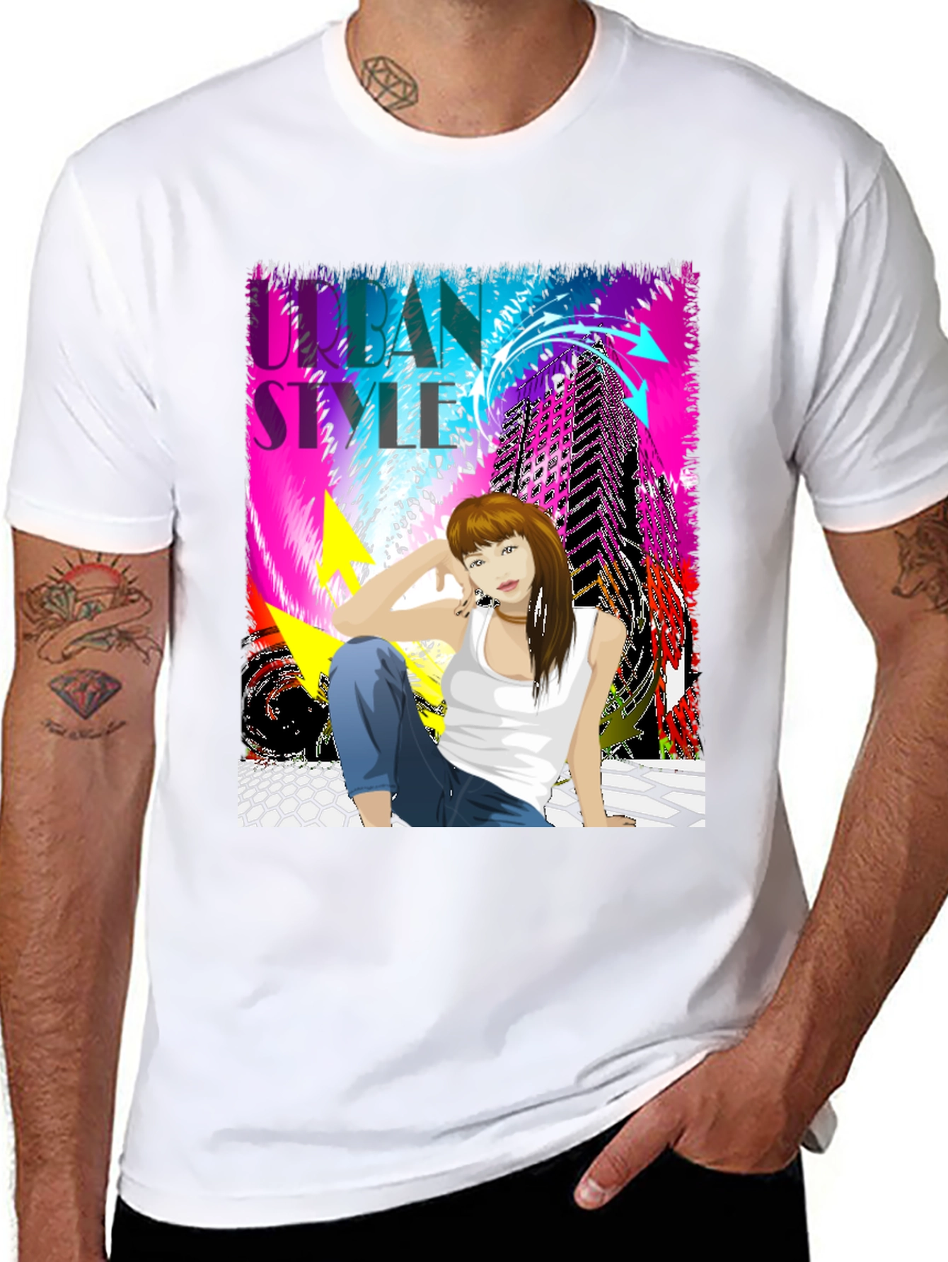 Urban Style Graphic Tee - Modern Streetwear Design
