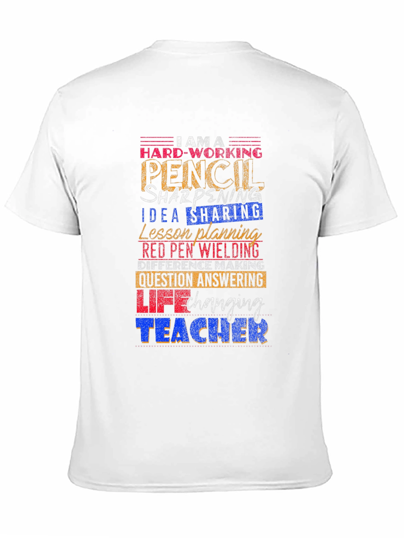 Hard-Working Teacher Graphic Tee