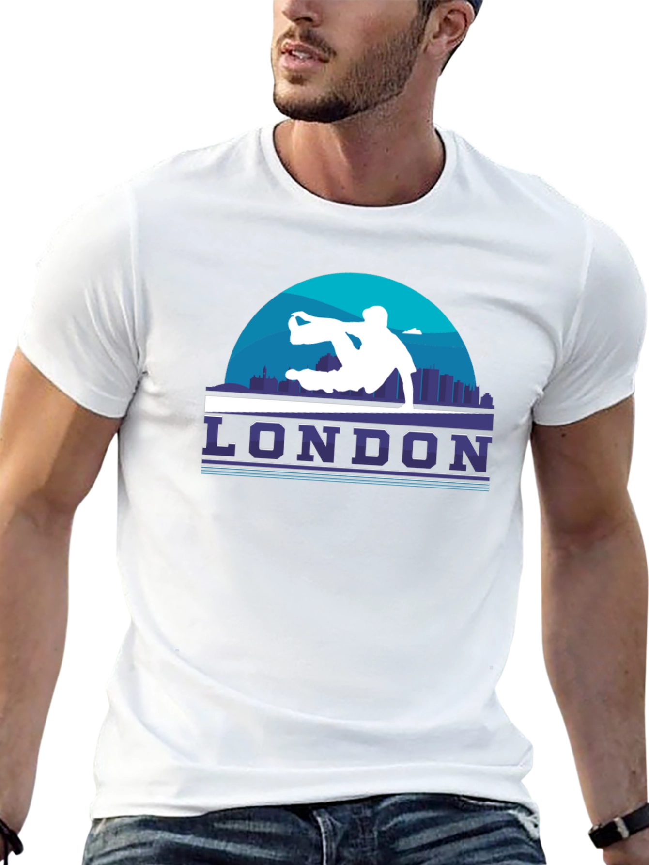 London Parkour Graphic T-Shirt - Black