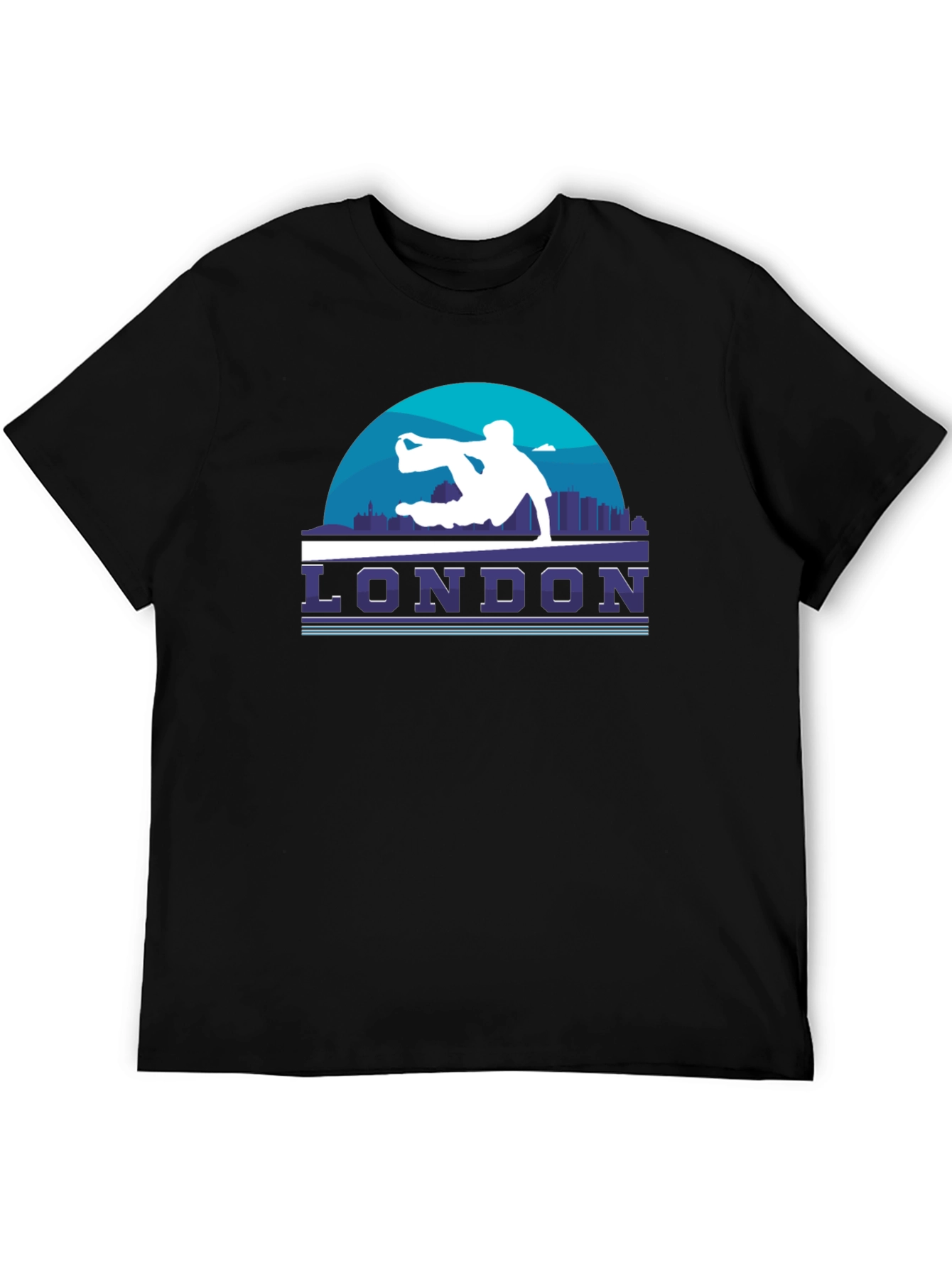 London Parkour Graphic T-Shirt - Black