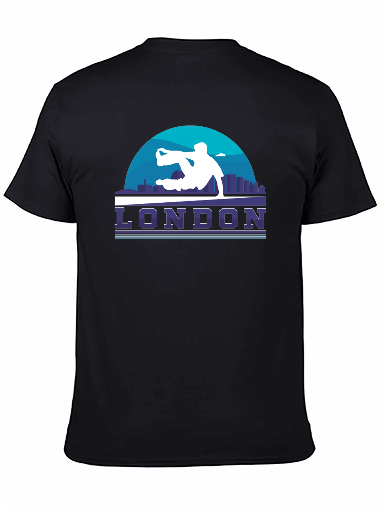 London Parkour Graphic T-Shirt - Black