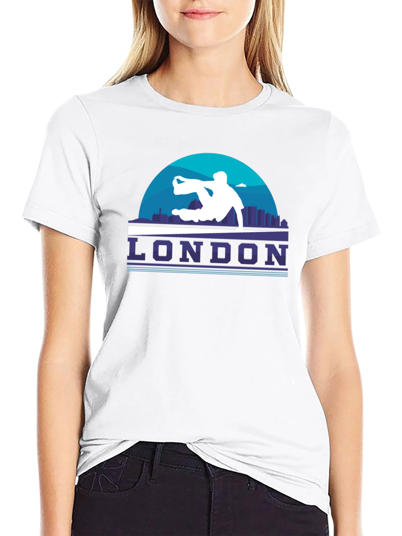 London Parkour Graphic T-Shirt - Black