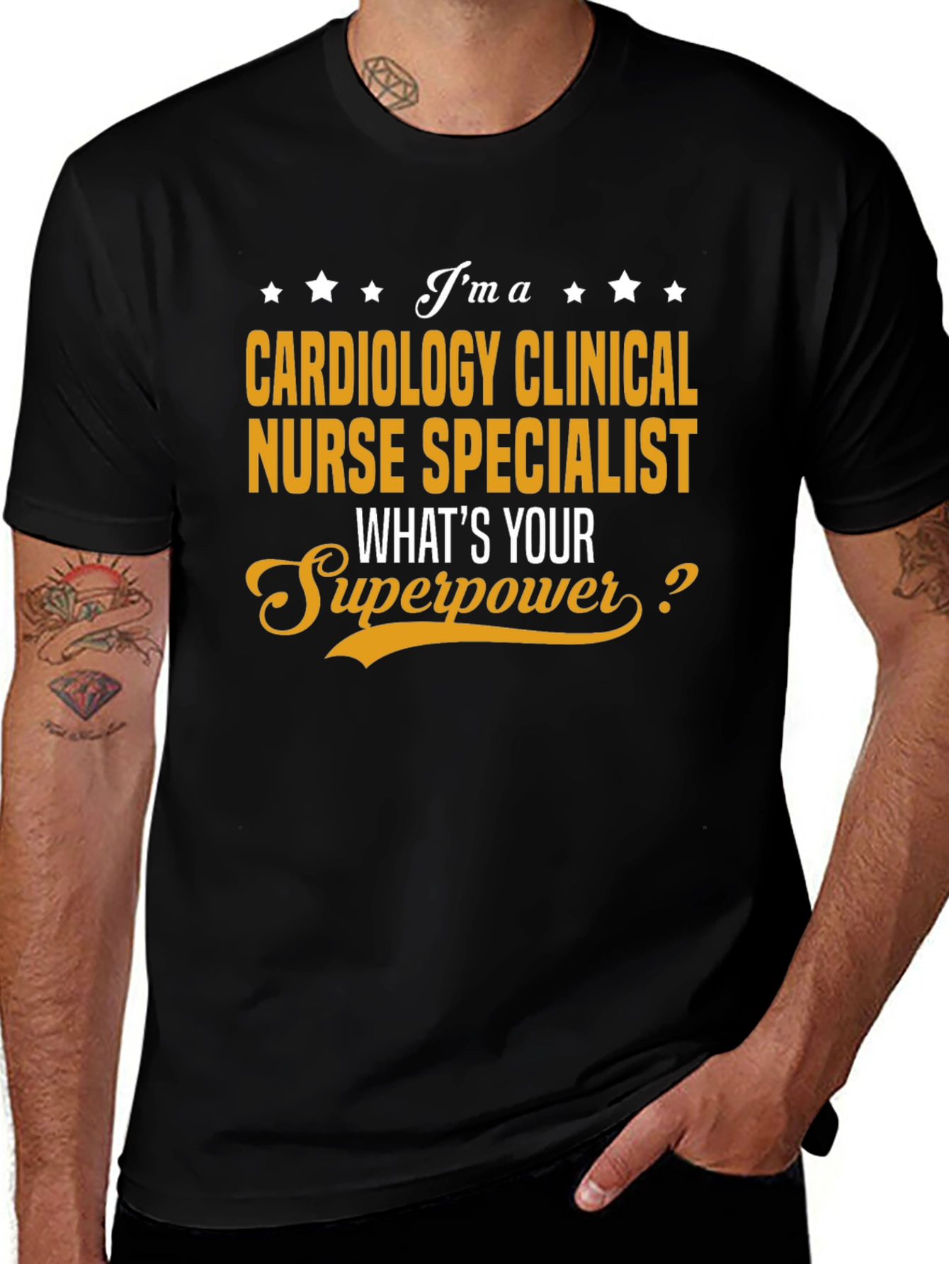 Cardiology Clinical Nurse Specialist Superpower T-Shirt