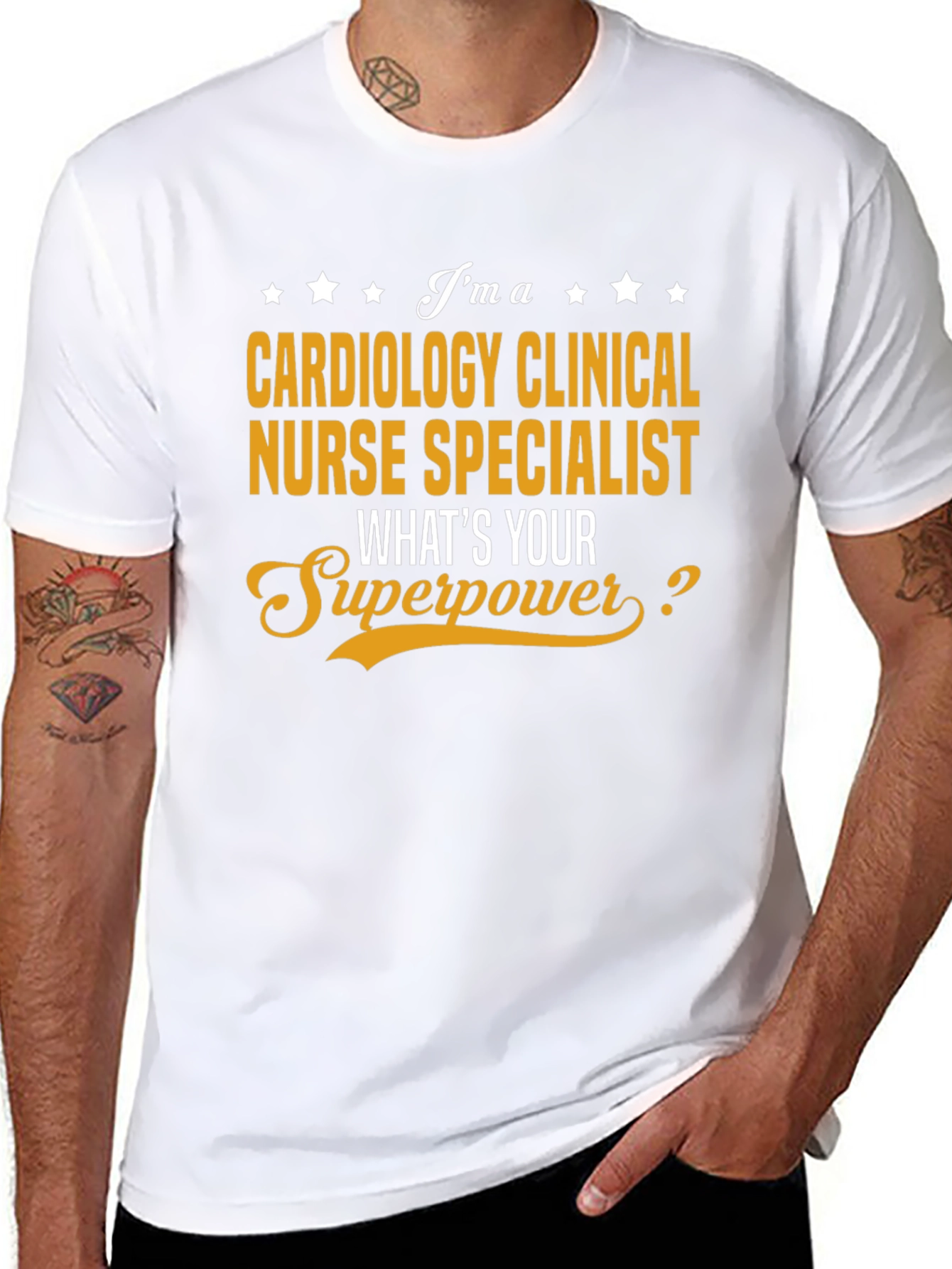 Cardiology Clinical Nurse Specialist Superpower T-Shirt