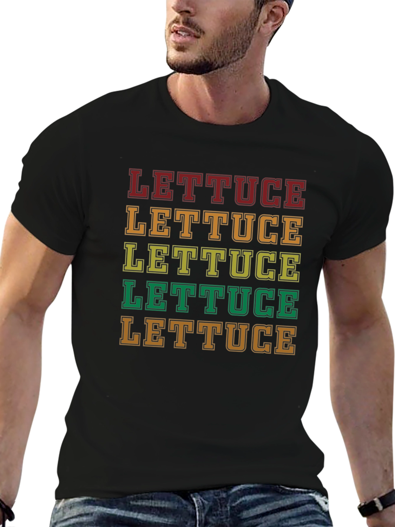Lettuce Retro T-Shirt - Bold Graphic Tee