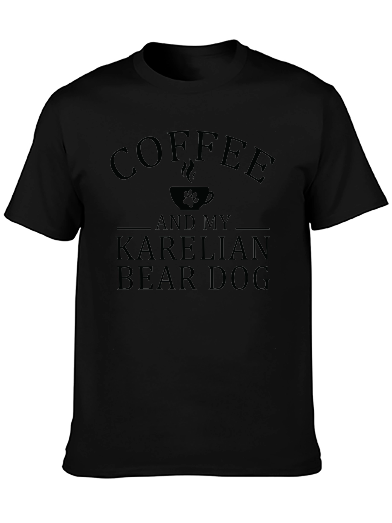 Coffee & Karelian Bear Dog T-Shirt