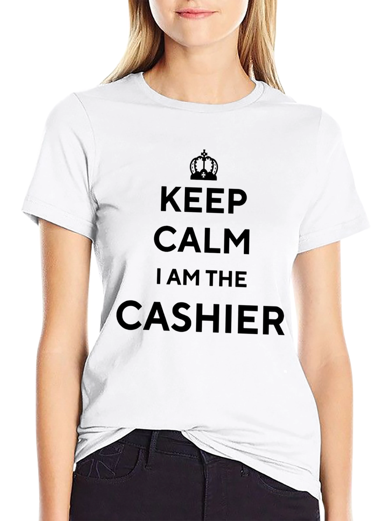 Keep Calm Cashier T-Shirt - Funny Job Tee
