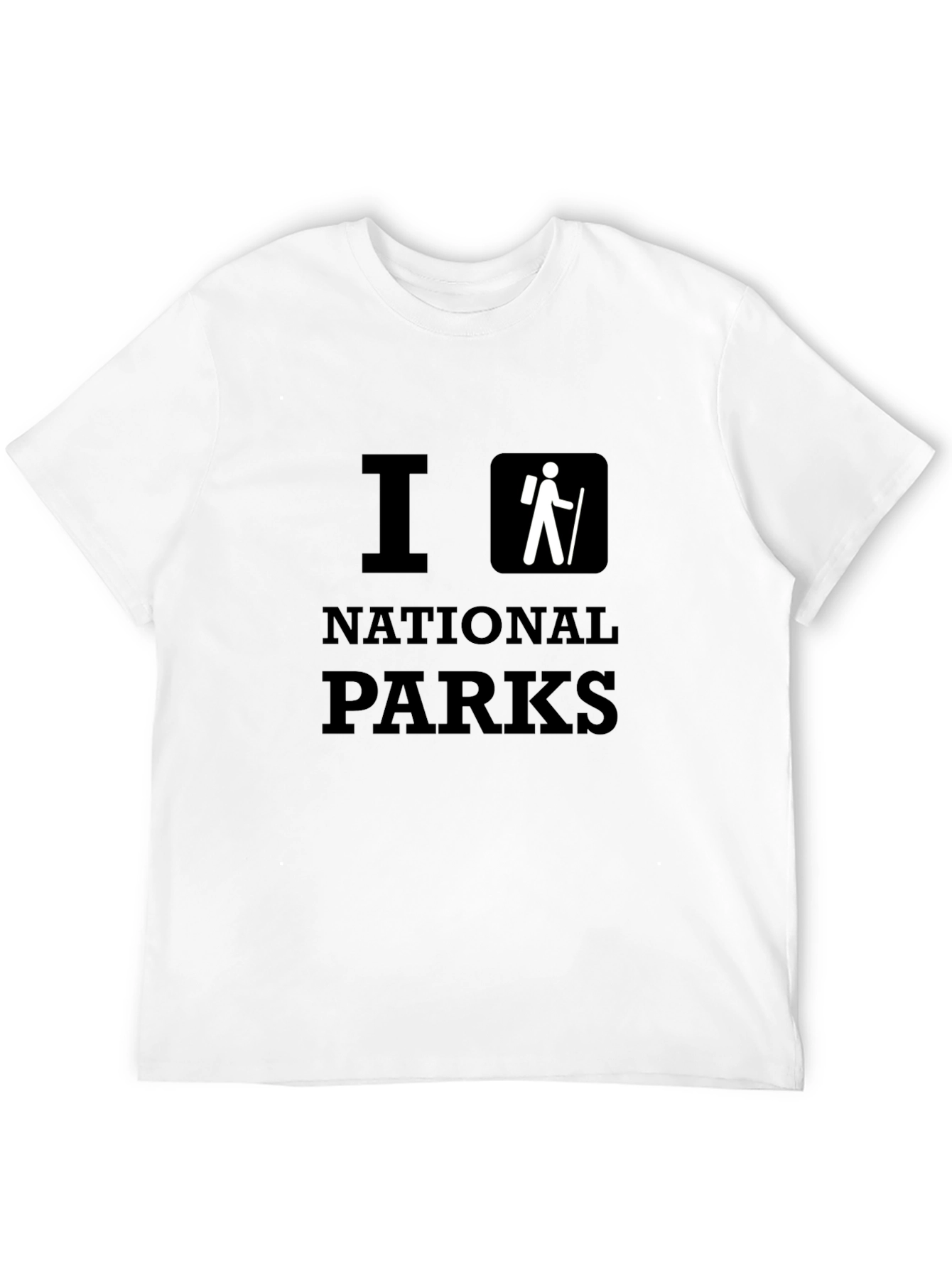 I Hike National Parks Black T-Shirt