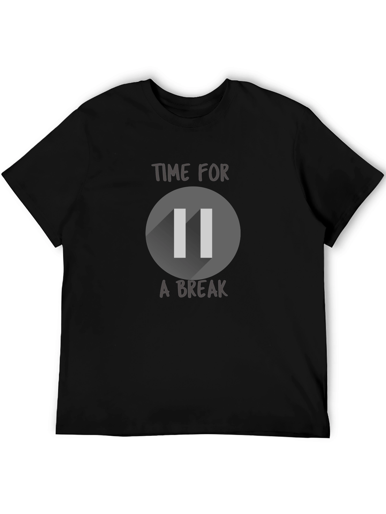 Time For a Break Pause Symbol T-Shirt
