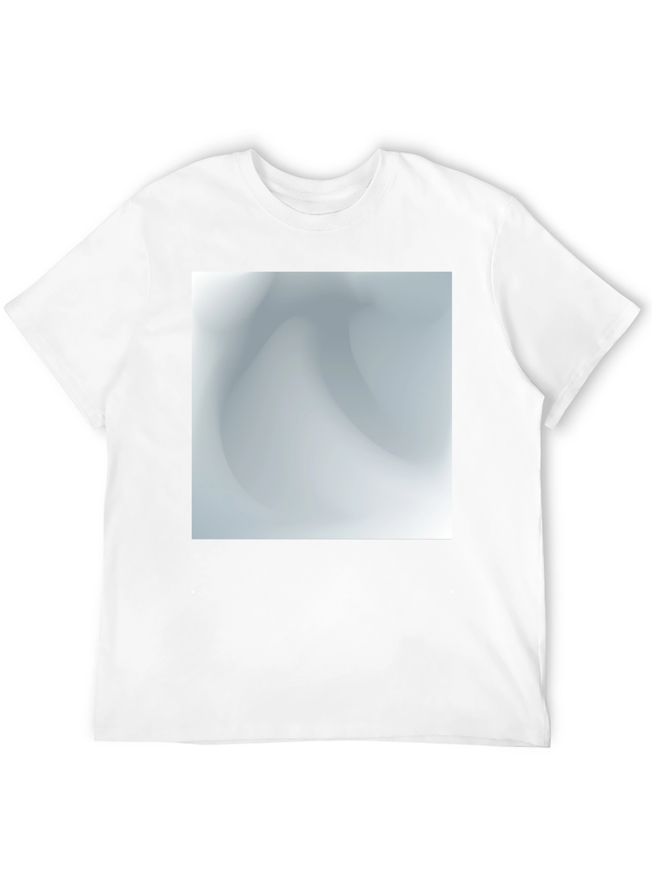 Stylish Black Tee with Abstract Graphic Design