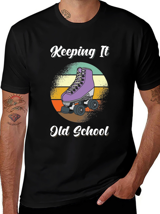 Keeping It Old School Roller Skate T-Shirt