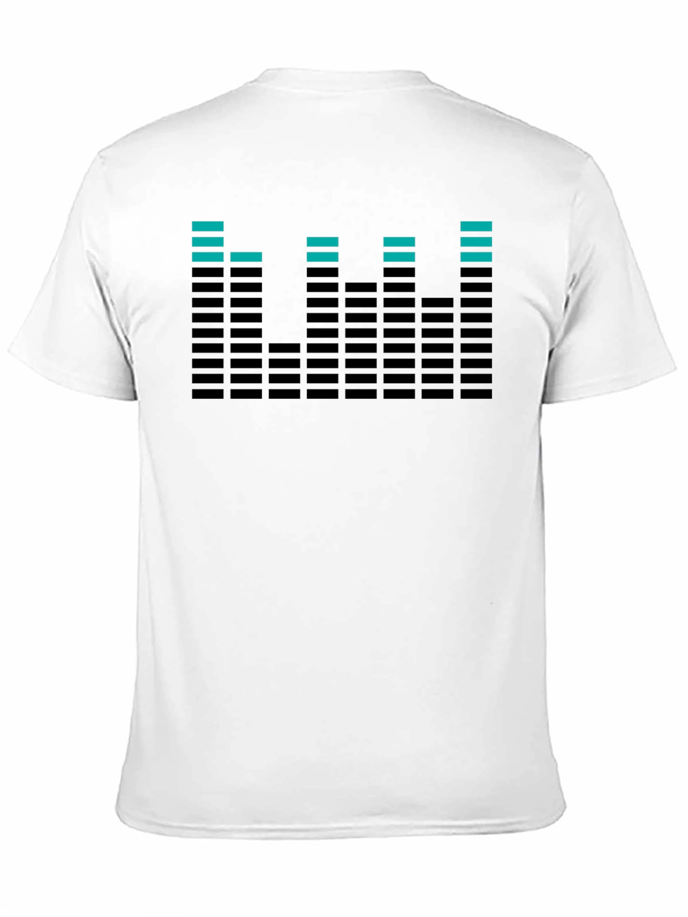 Cool Equalizer Graphic Tee - Black Cotton T-Shirt