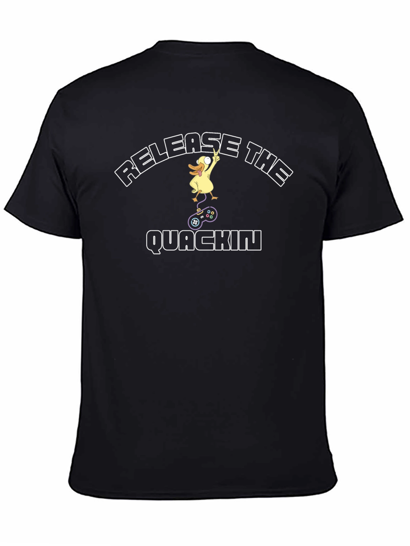 Release the Quackin Black T-Shirt