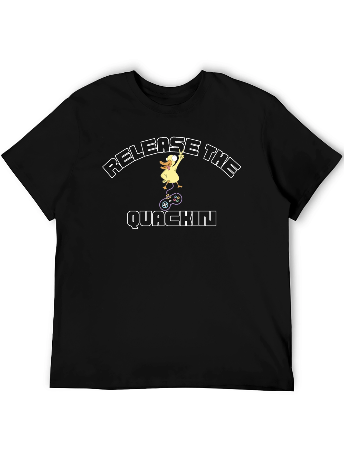 Release the Quackin Black T-Shirt