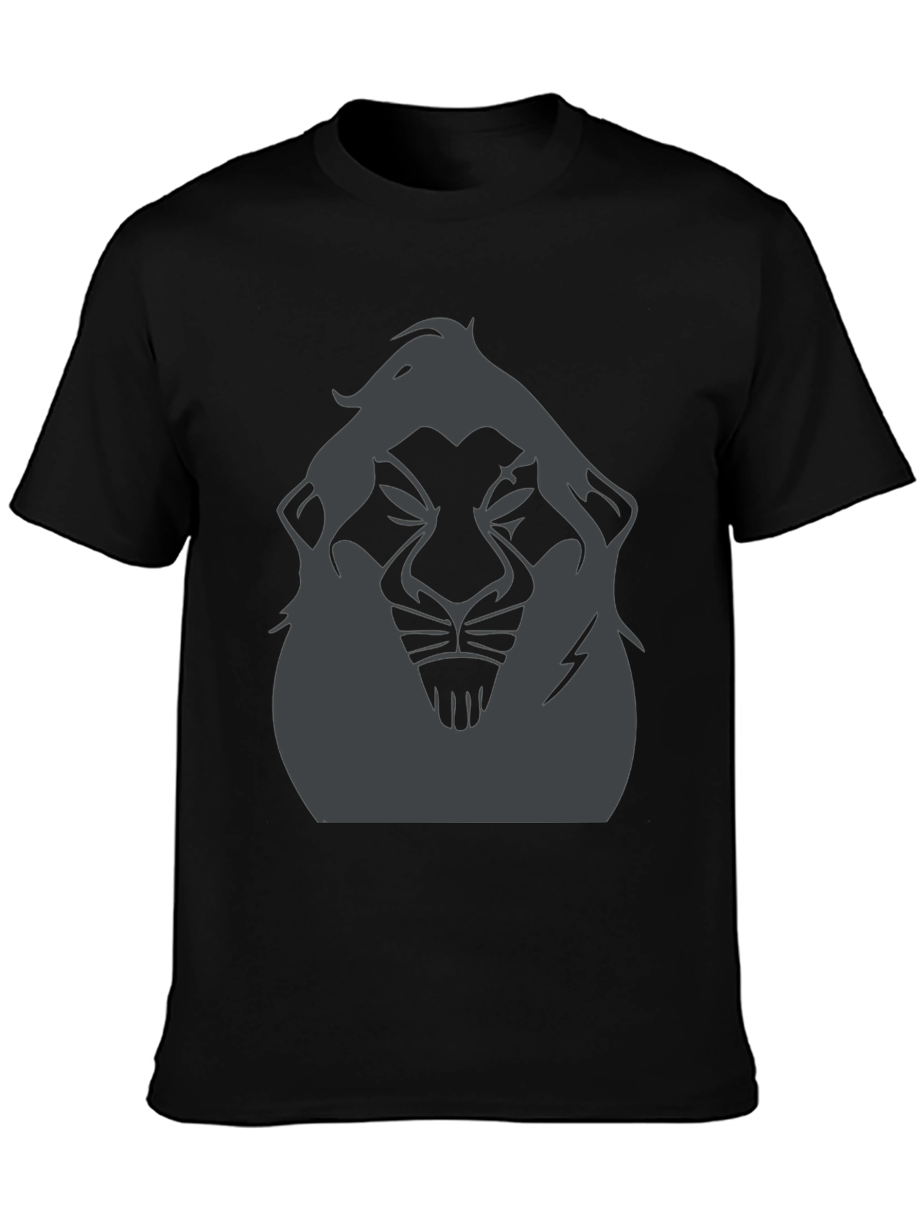 Lion Scar Graphic T-Shirt - Mens Black Tee