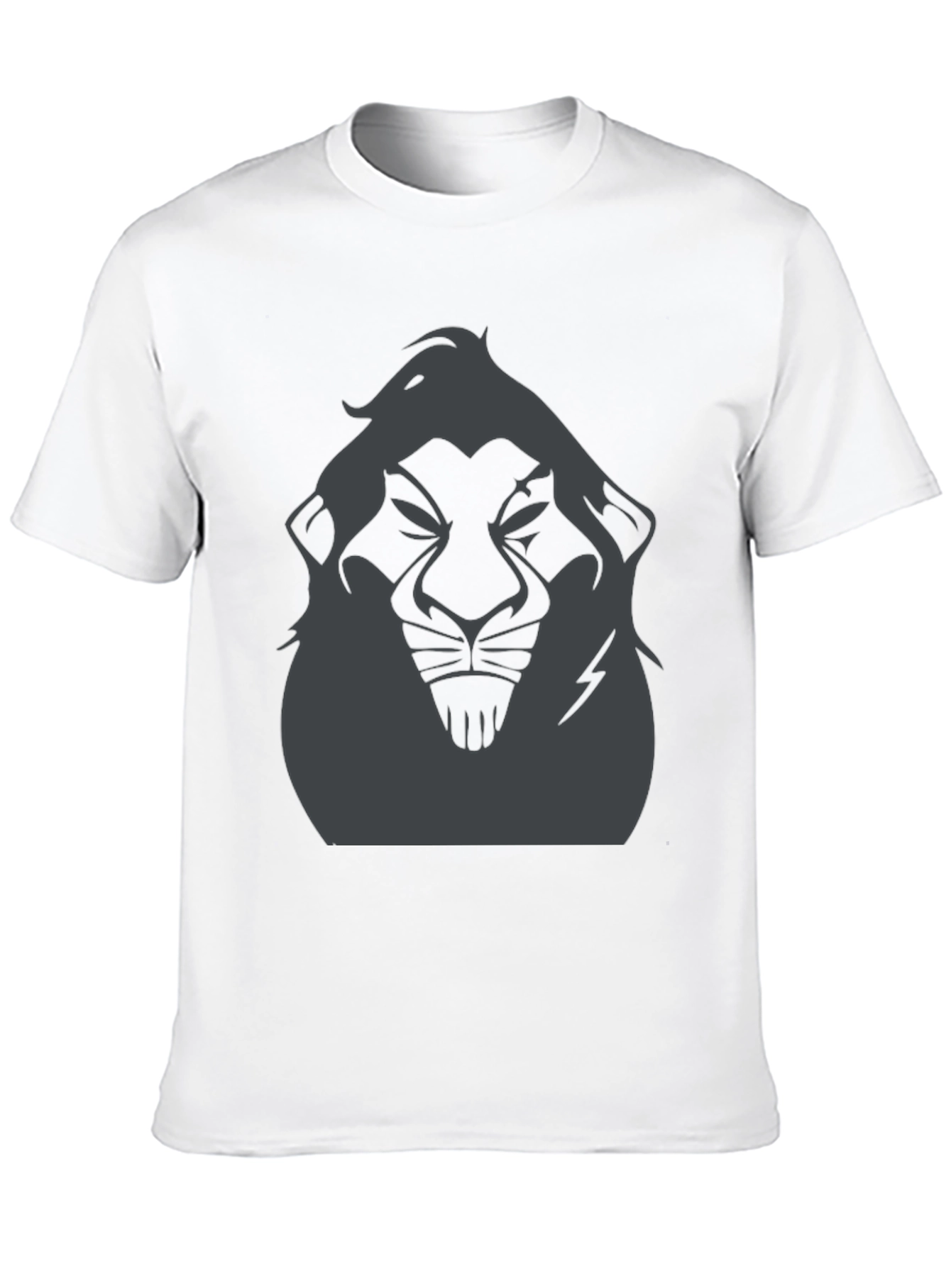Lion Scar Graphic T-Shirt - Mens Black Tee