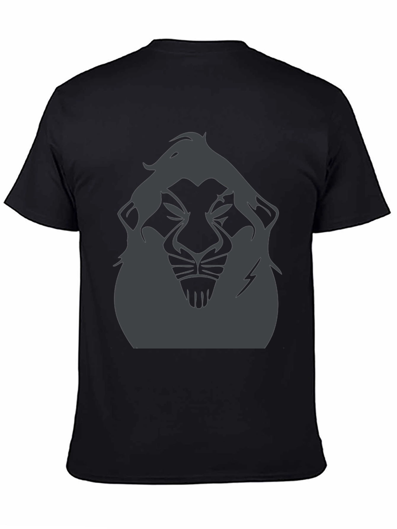 Lion Scar Graphic T-Shirt - Mens Black Tee