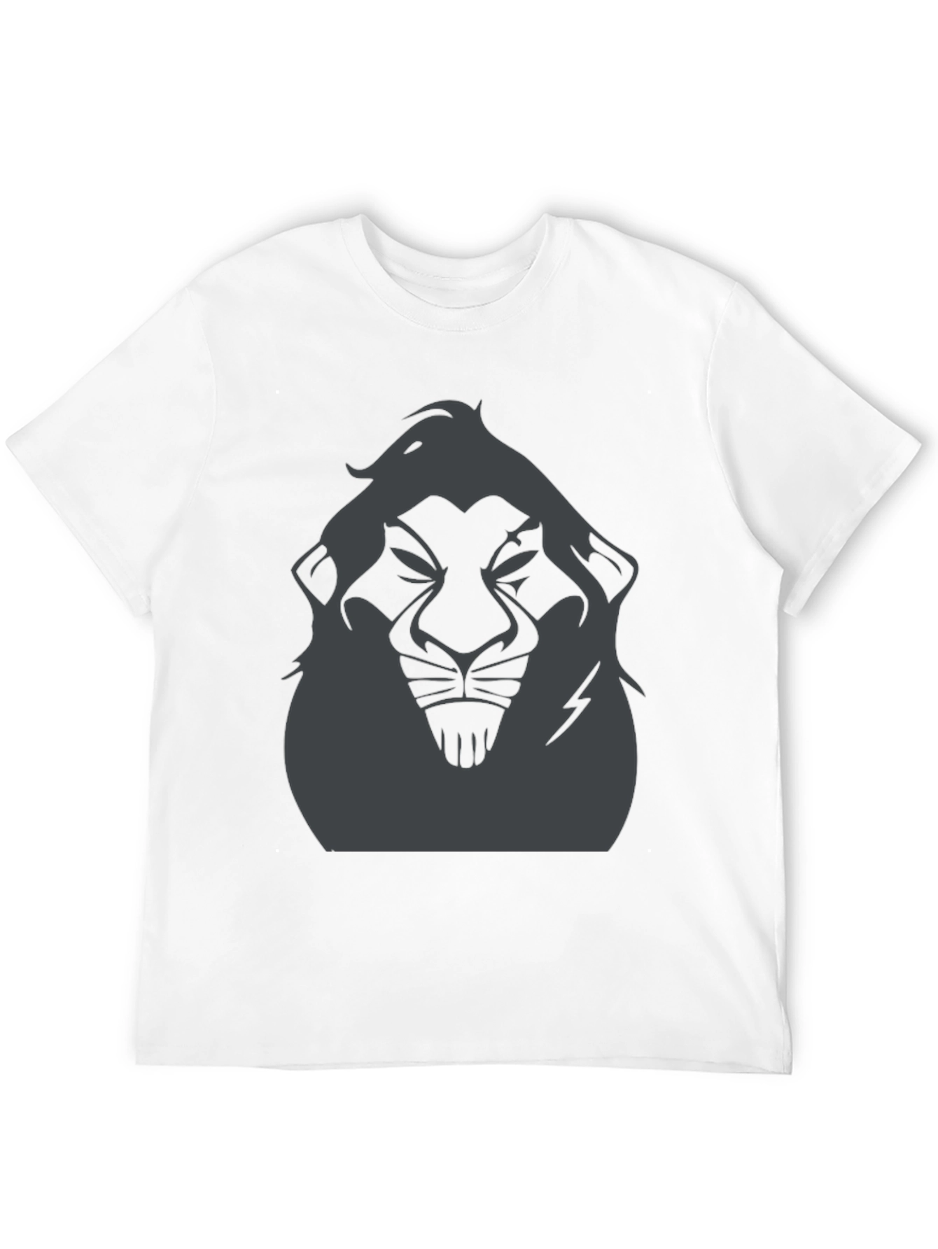 Lion Scar Graphic T-Shirt - Mens Black Tee