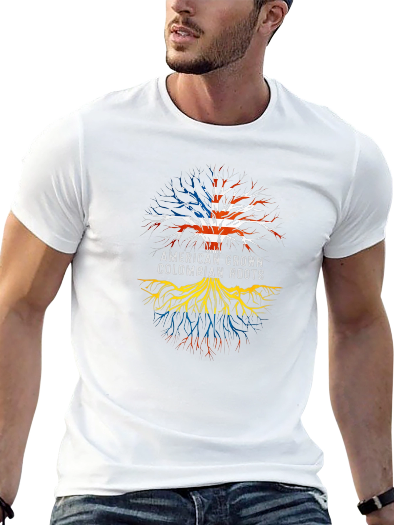 American Grown Colombian Roots T-Shirt