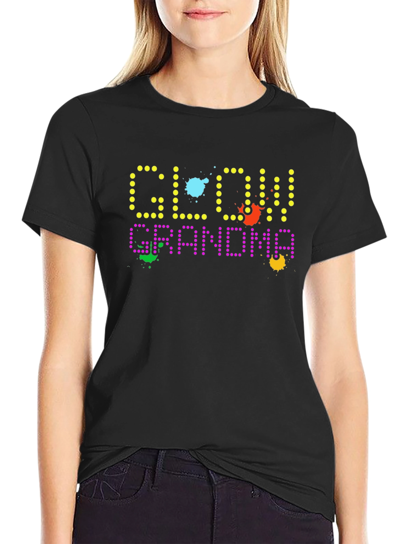 Glow Grandma T-Shirt - Novelty Graphic Tee