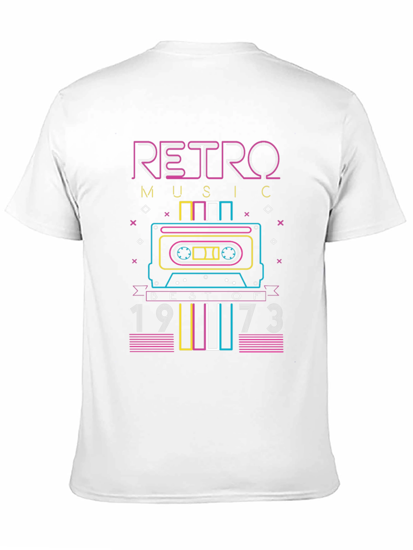 Retro Music 1973 Cassette Graphic T-Shirt