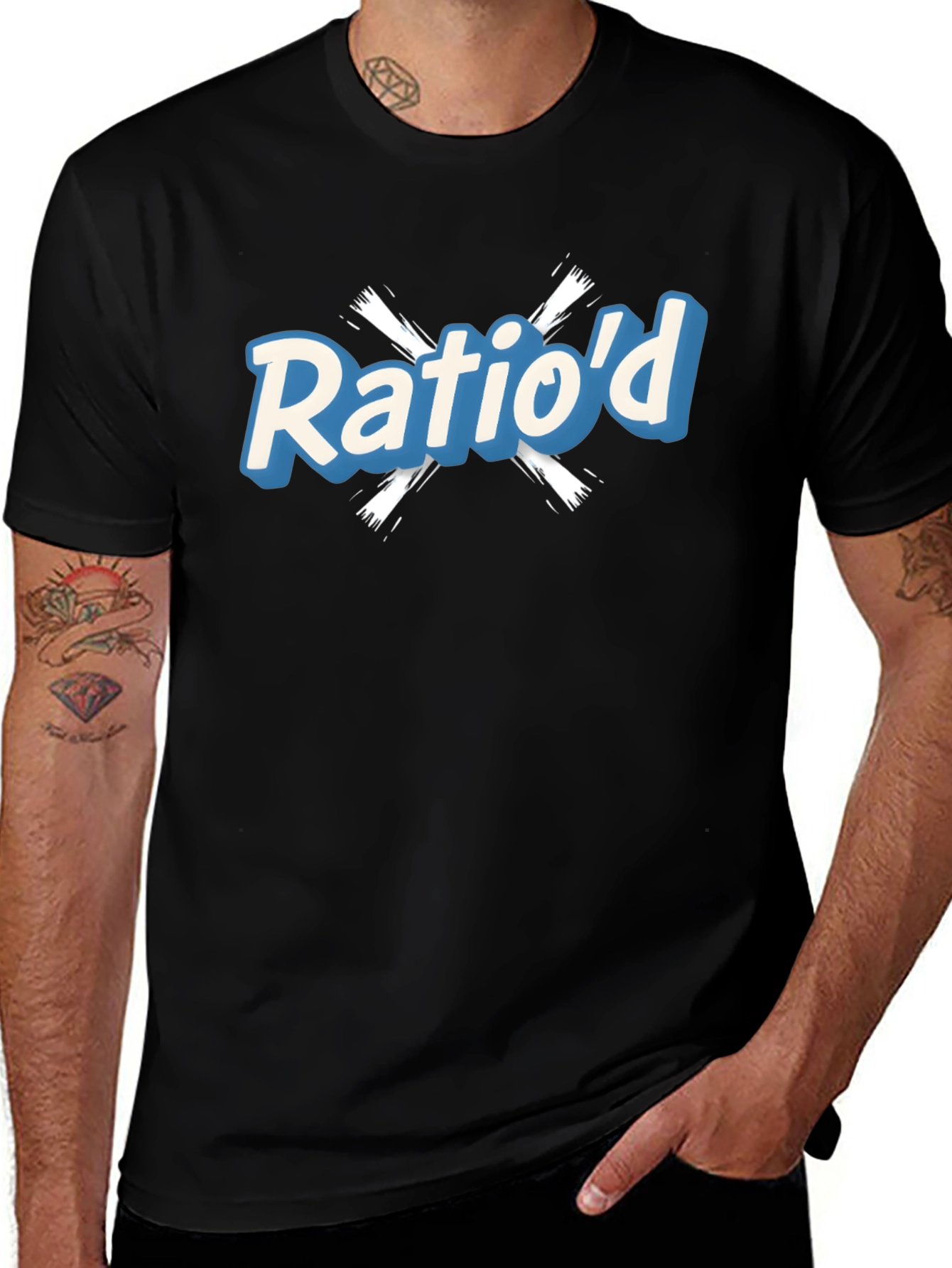Ratiod Graphic Tee - Trendy Viral T-Shirt