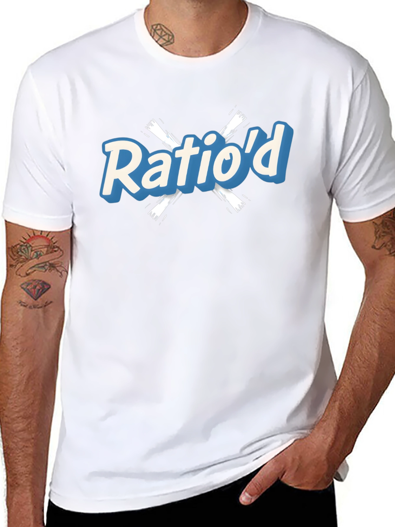 Ratiod Graphic Tee - Trendy Viral T-Shirt